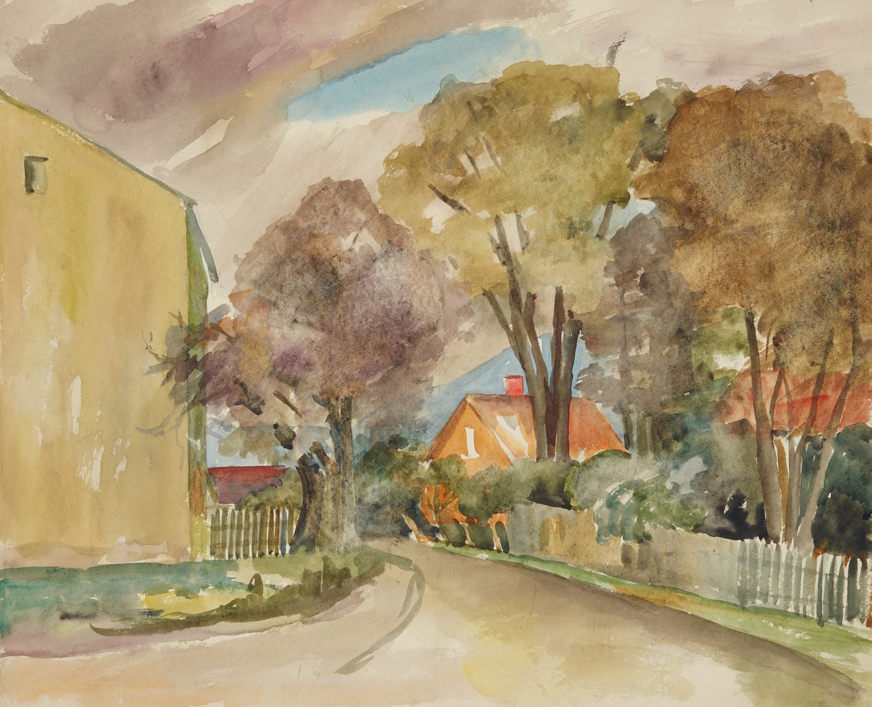 Herbststraße von Anny Dollschein