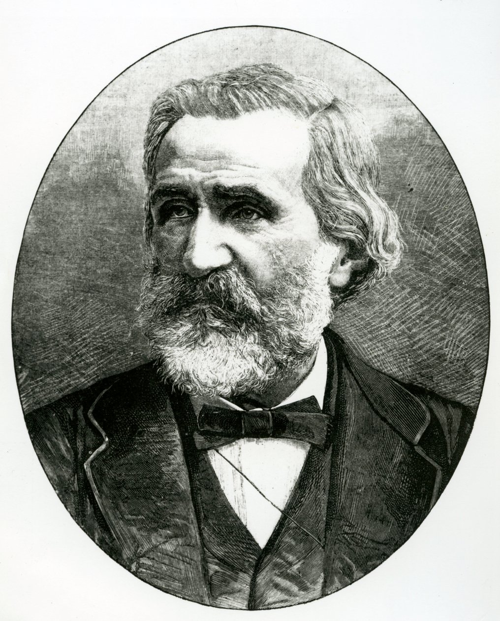 Porträt von Giuseppe Verdi von Unbekannt Unbekannt