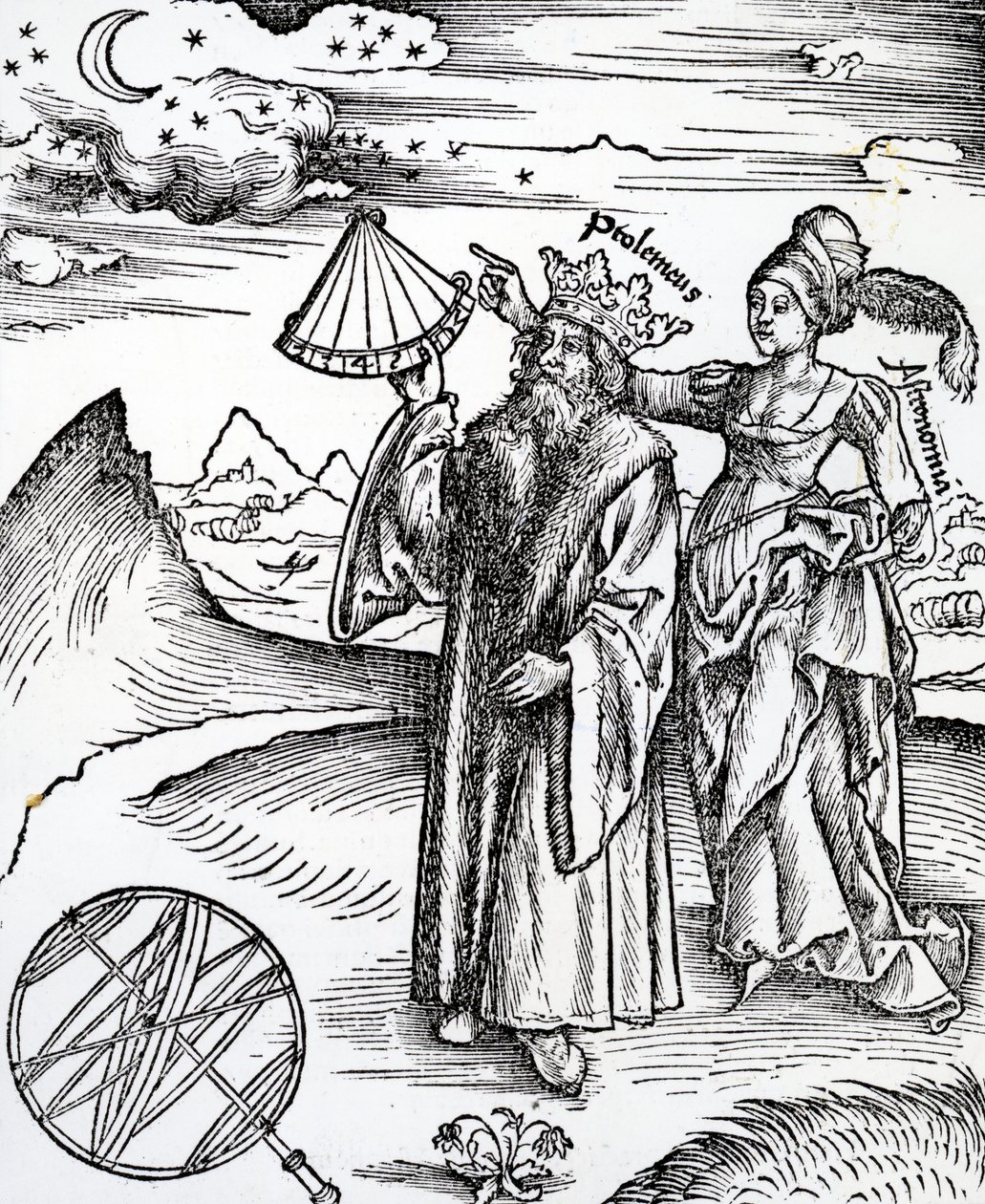 Ptolemaeus und Astronomia, 1512 von Unbekannt Unbekannt