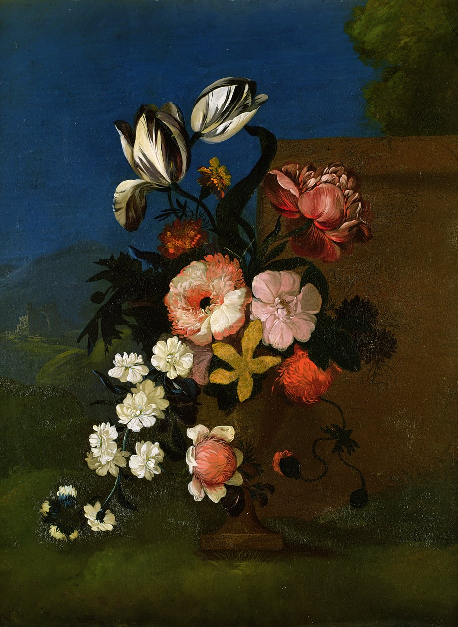 Stillleben mit Blumen von Unbekannt Unbekannt