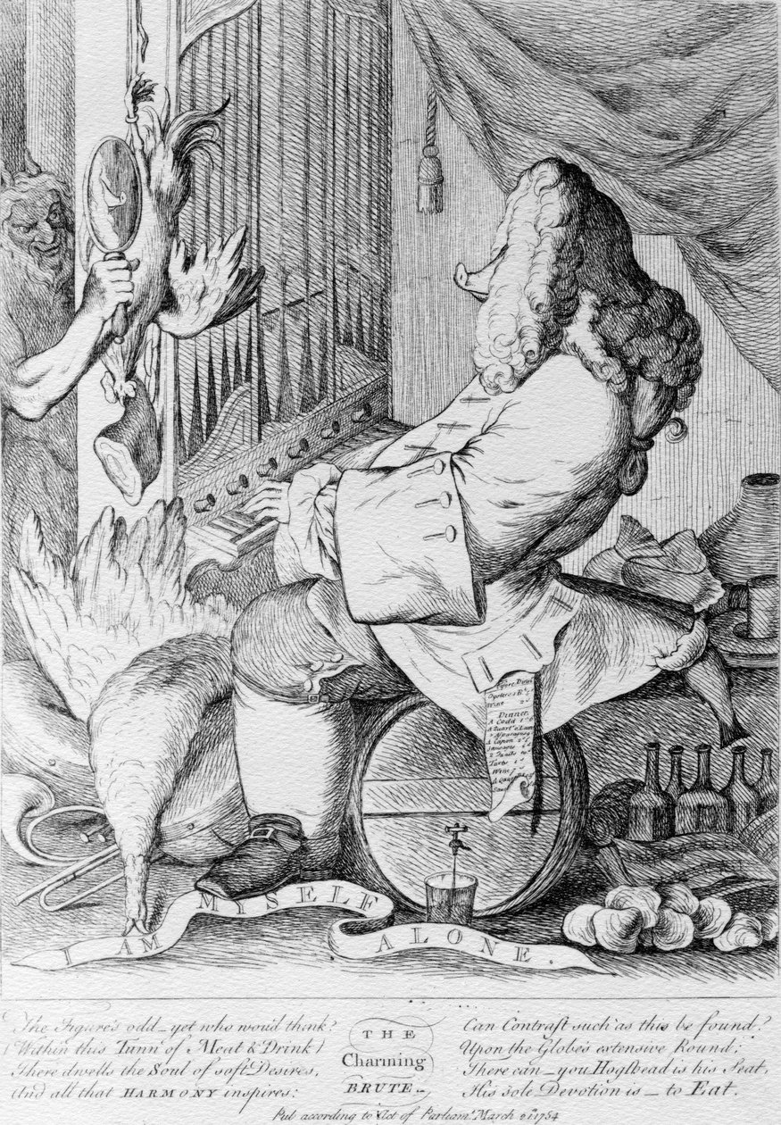 Der charmante Grobian (1754) von Unbekannt Unbekannt