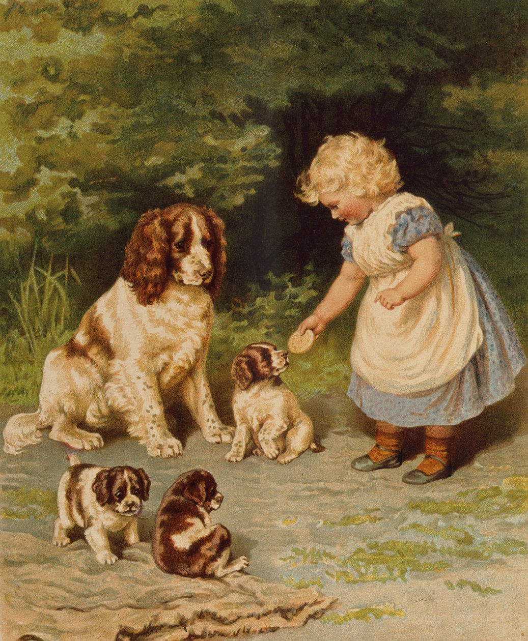 Lenas Haustiere, frühes 20. Jahrhundert von Anonymous