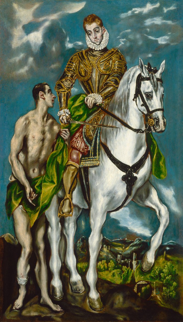 Sankt Martin und der Bettler von El Greco
