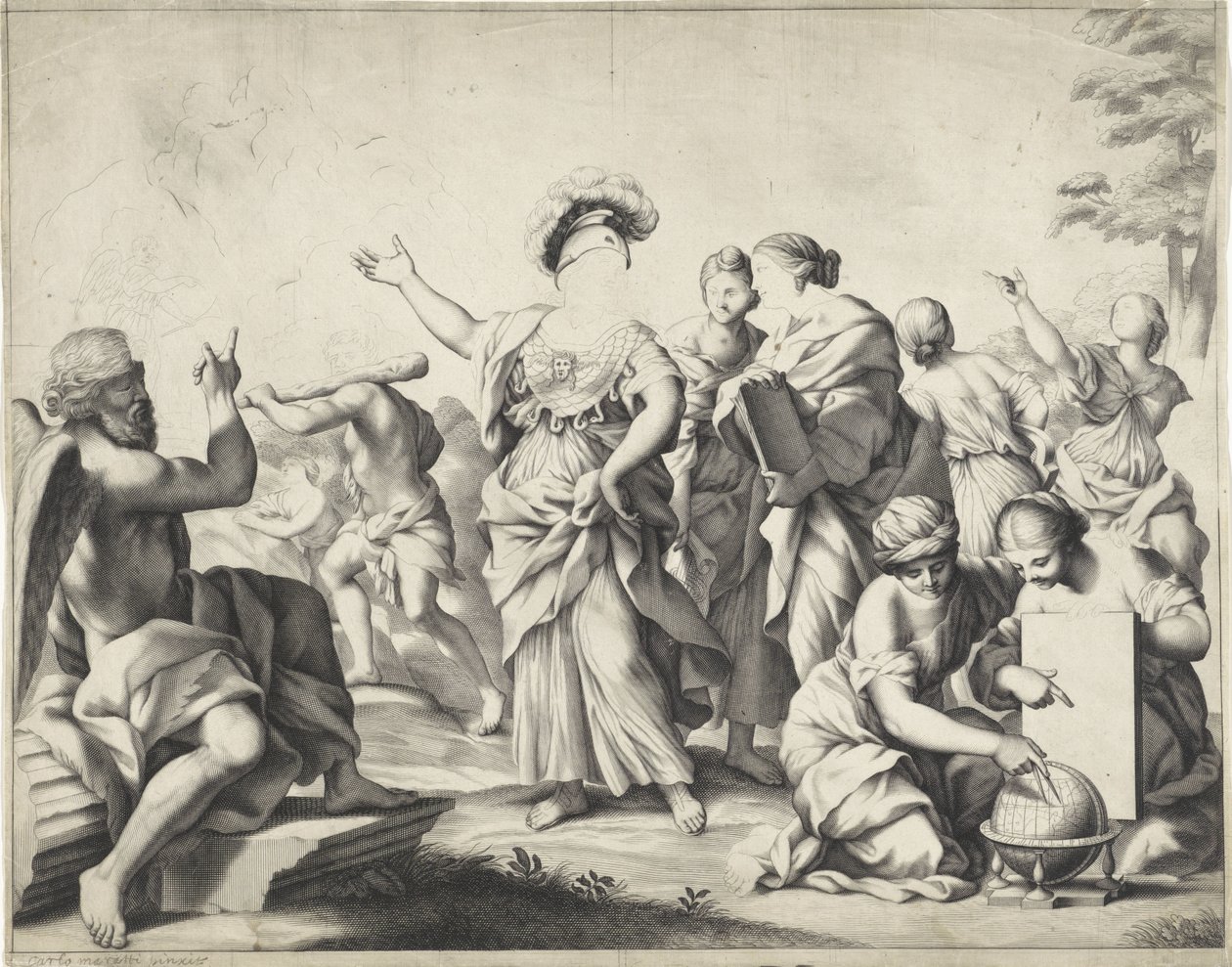 Allegorie mit Minerva von Anonymous
