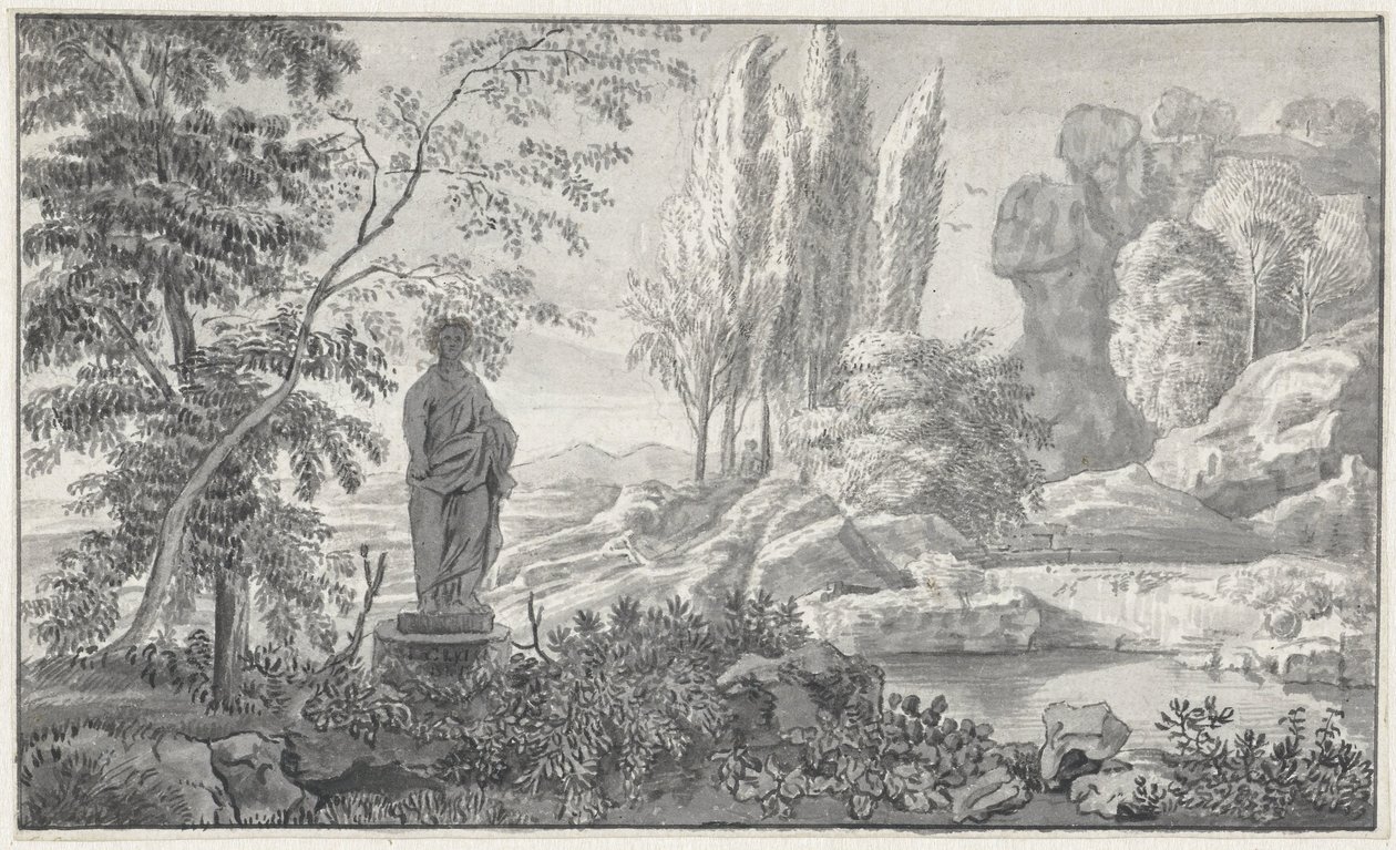 Arkadische Landschaft von Anonymous