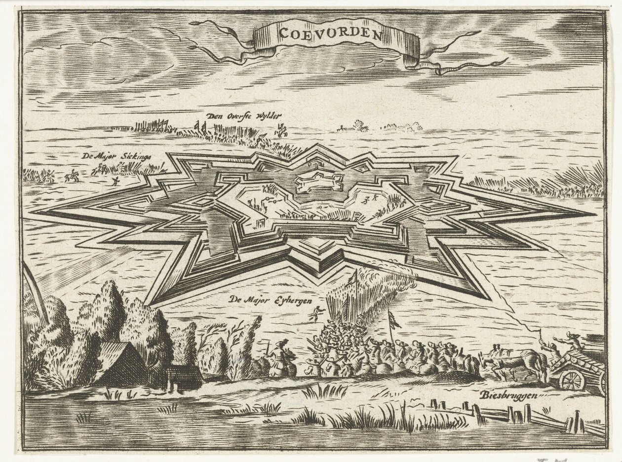 Die Erstürmung von Coevorden, 1672 von Anonymous