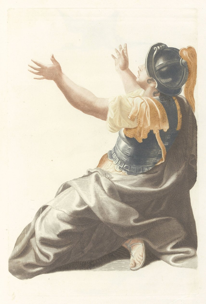 Geharnischte Frauenfigur von Anonymous