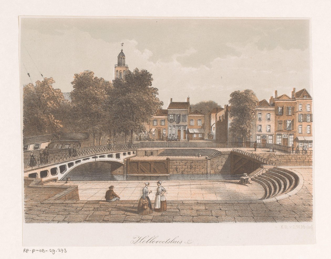 Ansicht von Hellevoetsluis von Anonymous