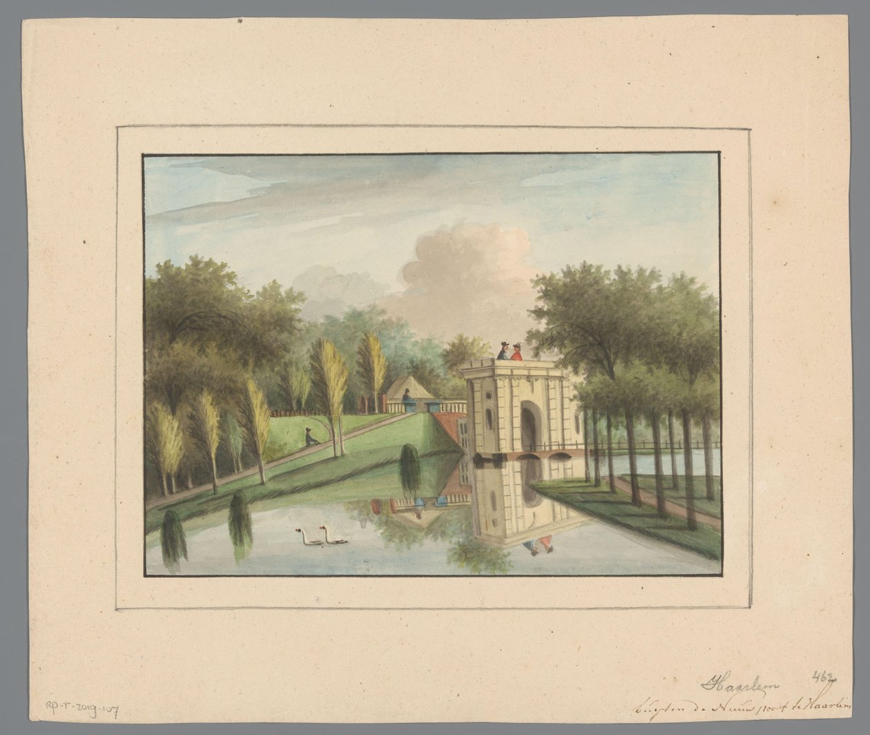 Ansicht des Nieuwpoort in Haarlem von Anonymous