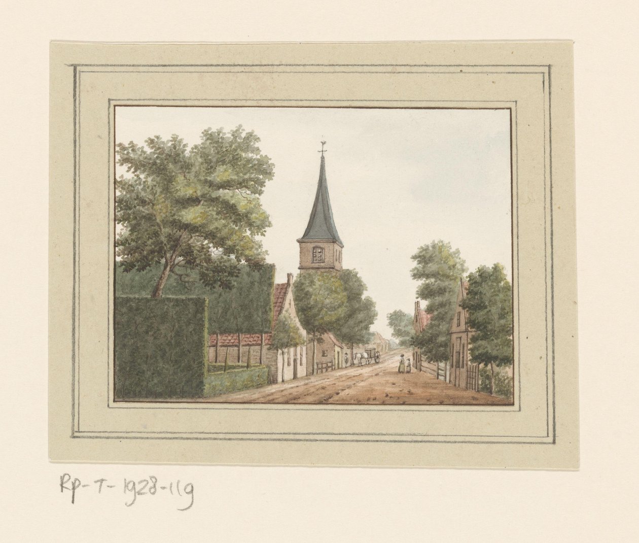 Ansicht des Dorfes Heemskerk von Anonymous