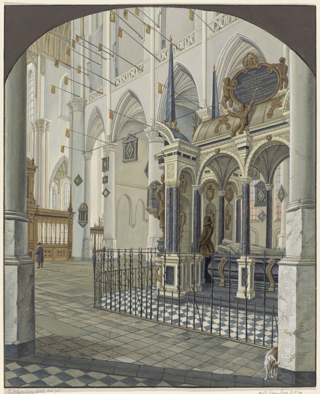 Grabmal von Wilhelm I., Prinz von Oranien, 1623 von Anonymous
