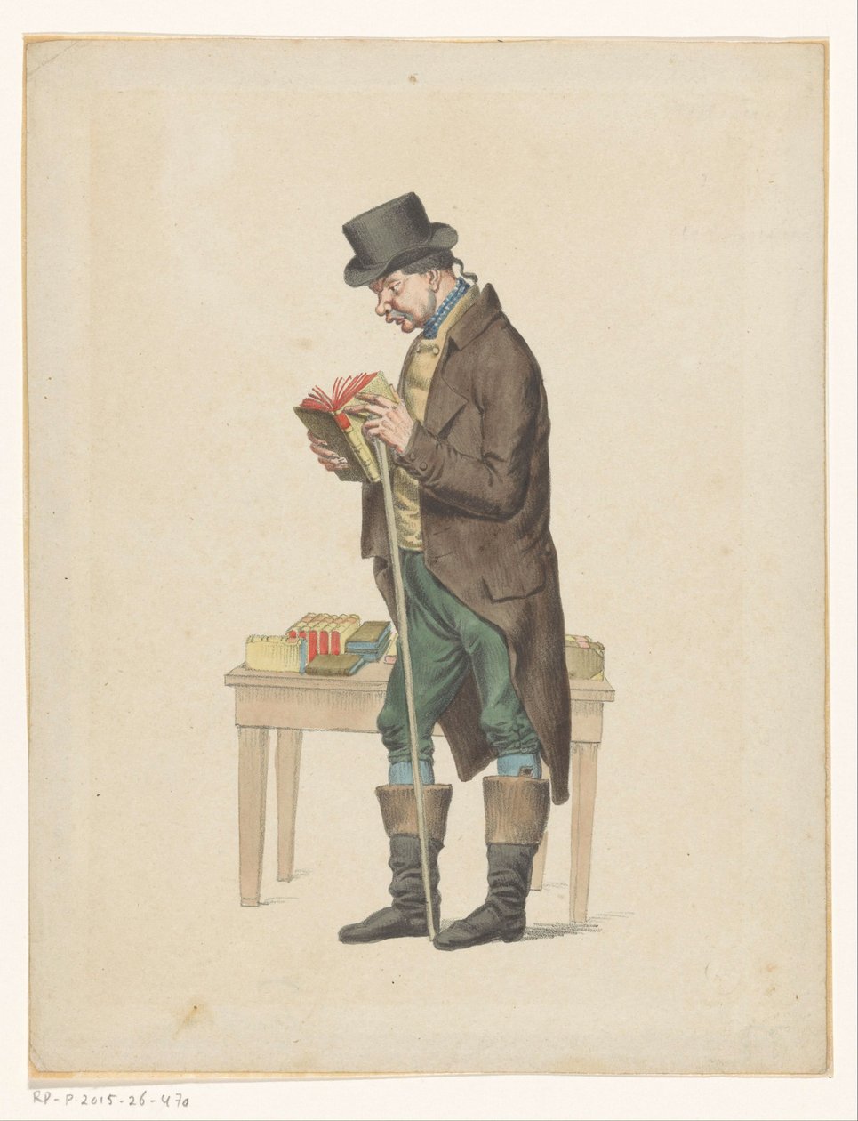 Lesender Mann von Anonymous