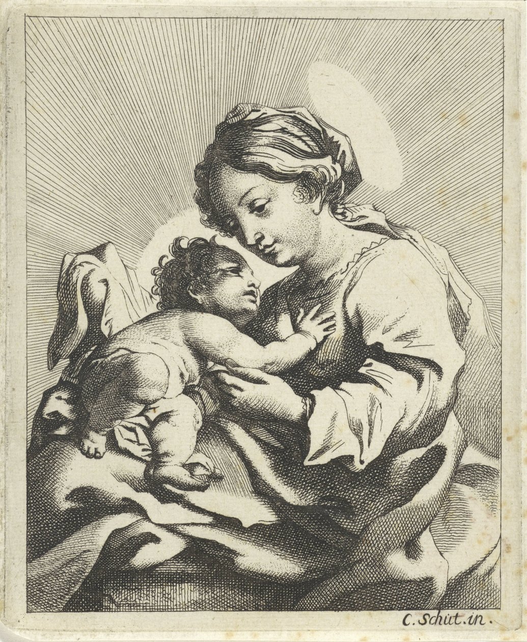 Maria mit dem Christuskind von Anonymous