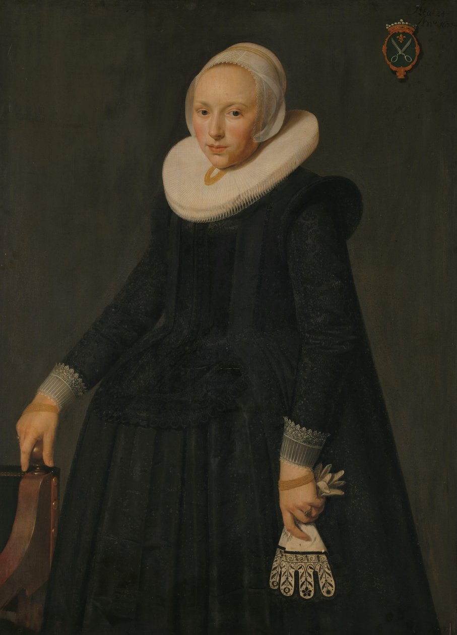 Porträt von Trijntje Tijsdr van Nooij (1606/07-1646) von Anonymous