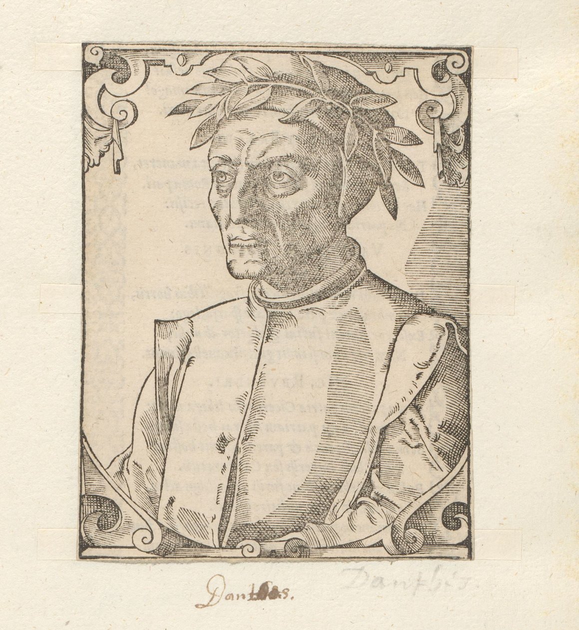 Porträt von Dante Alighieri von Anonymous