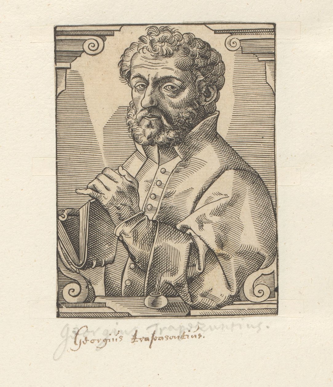 Porträt von Georg von Trapezunt von Anonymous