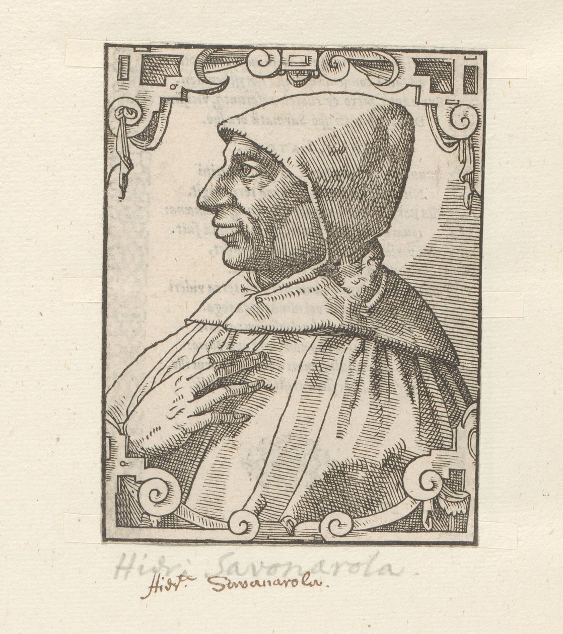 Porträt von Girolamo Savonarola von Anonymous