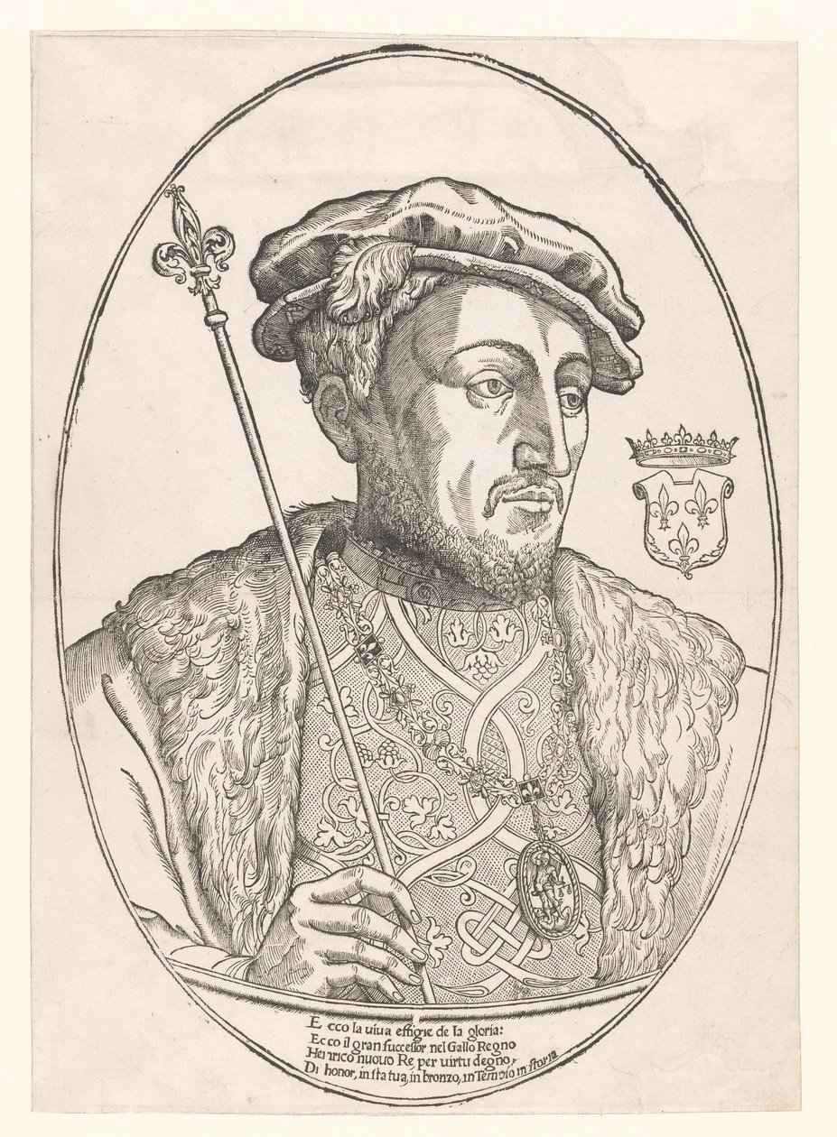 Porträt von Heinrich II., König von Frankreich von Anonymous