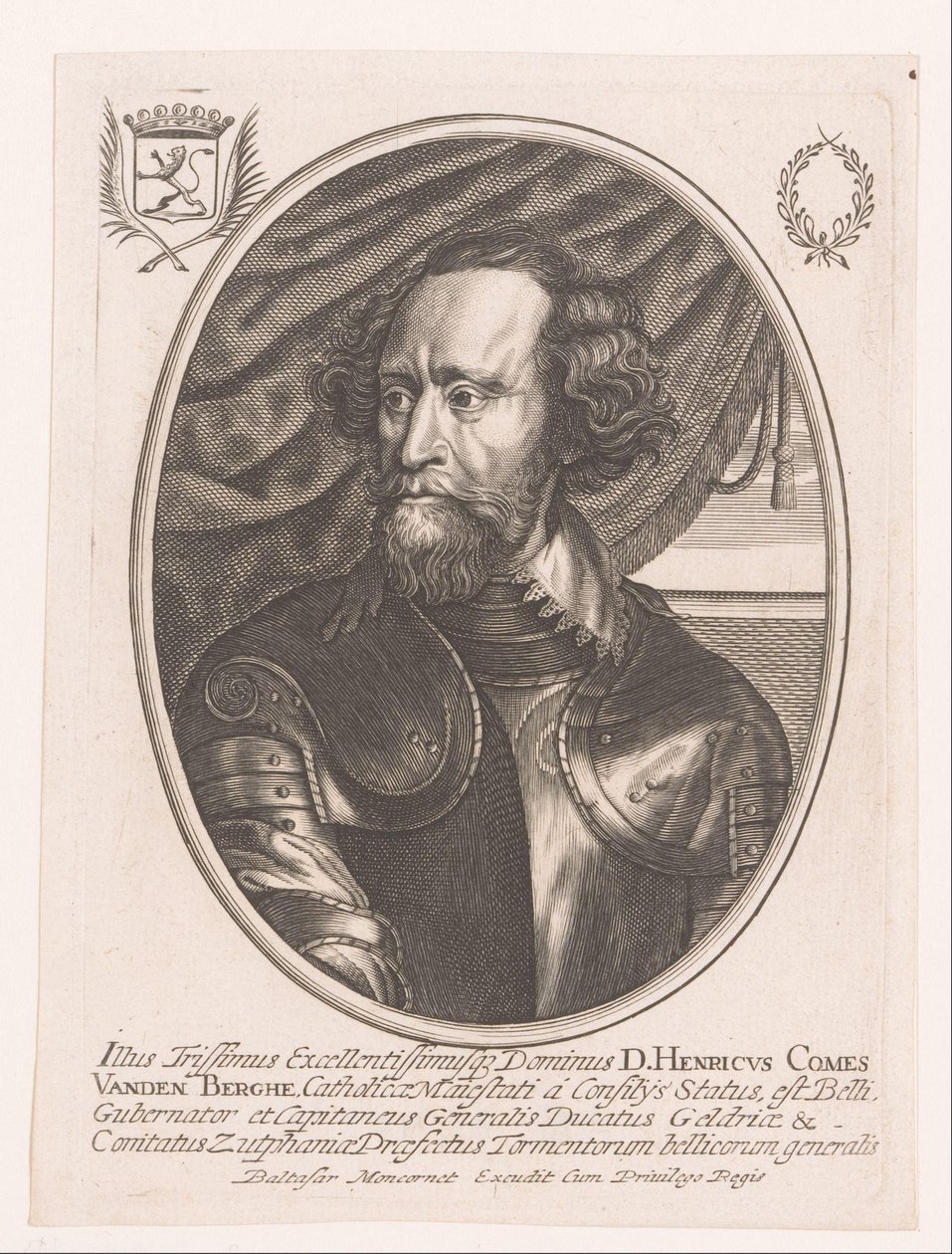 Porträt von Hendrik van den Bergh von Anonymous