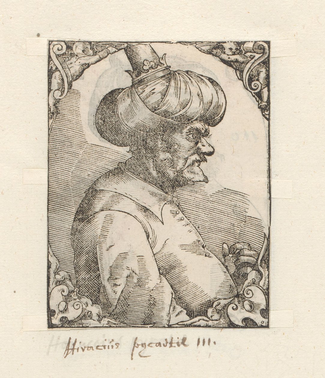 Porträt von Horuccius Barbarosso von Anonymous