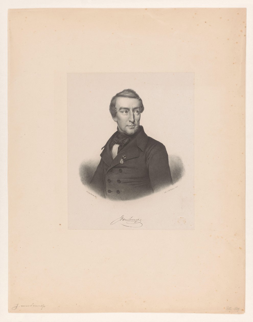 Porträt von Jacob van Lennep von Anonymous