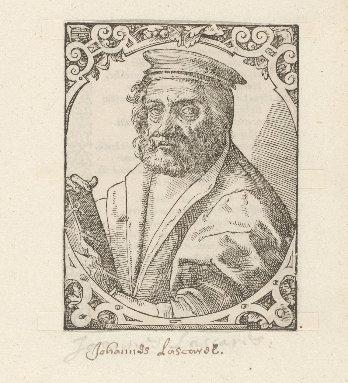 Porträt von Johannes Lascaris von Anonymous