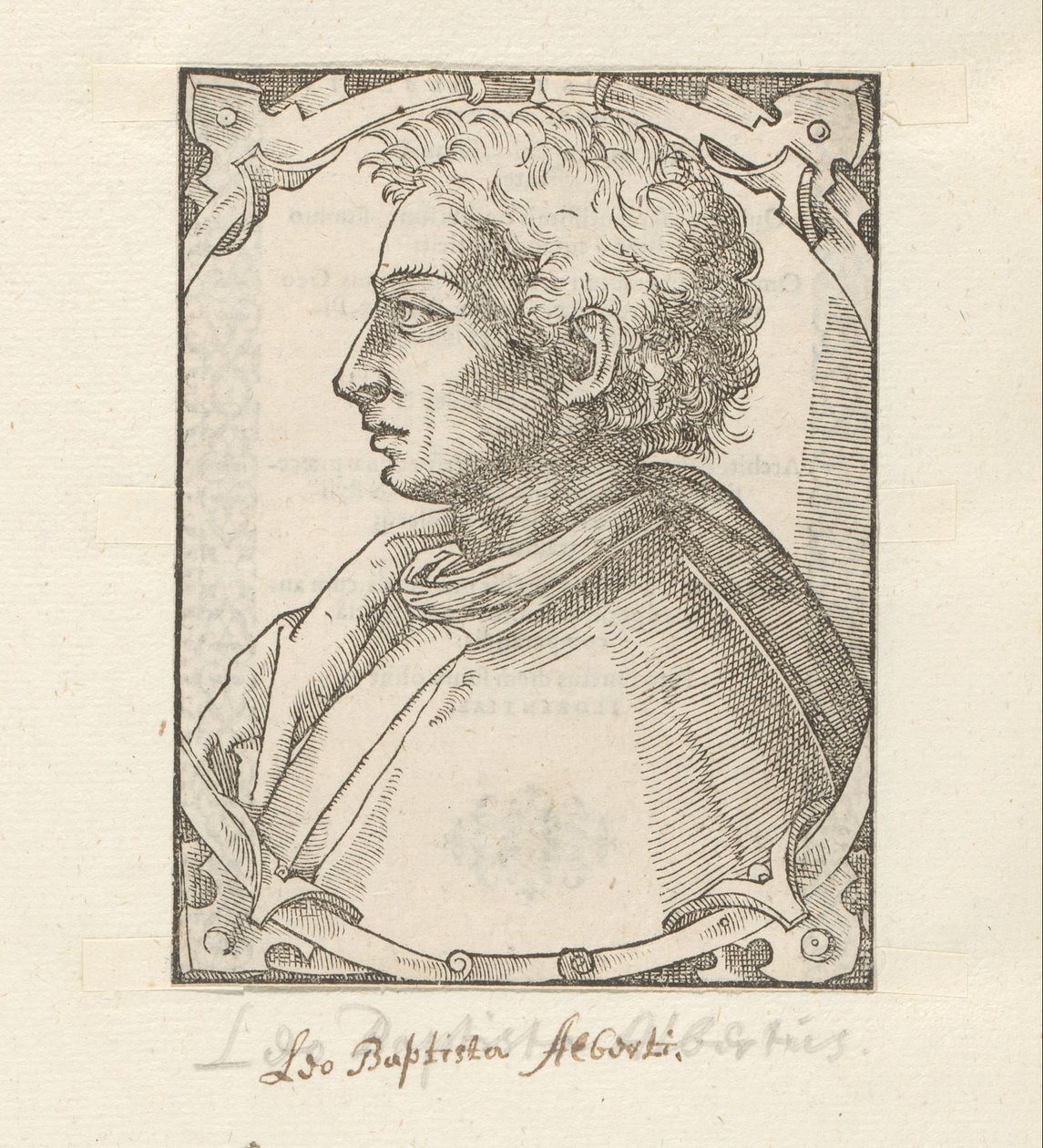 Porträt von Leon Battista Alberti von Anonymous