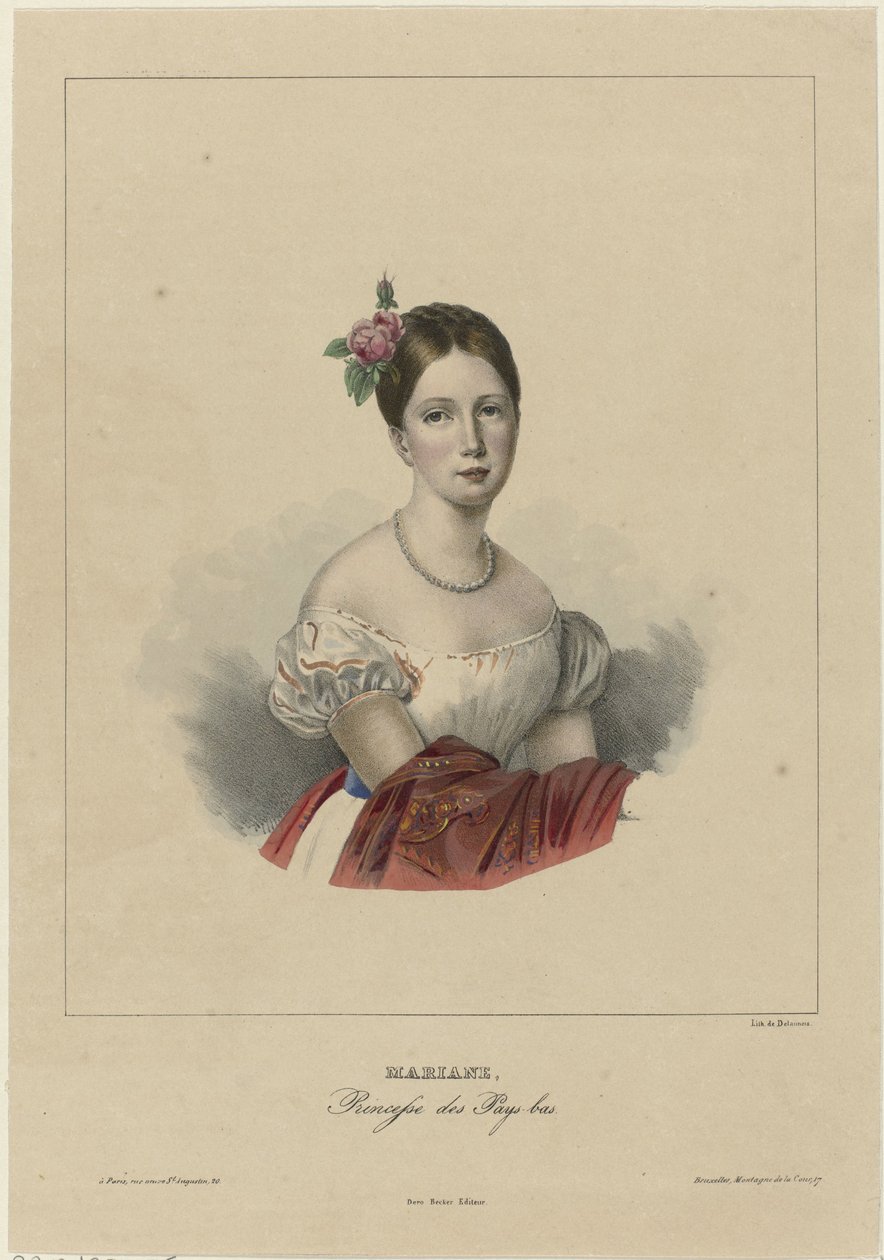 Porträt von Marianne, Prinzessin der Niederlande von Anonymous