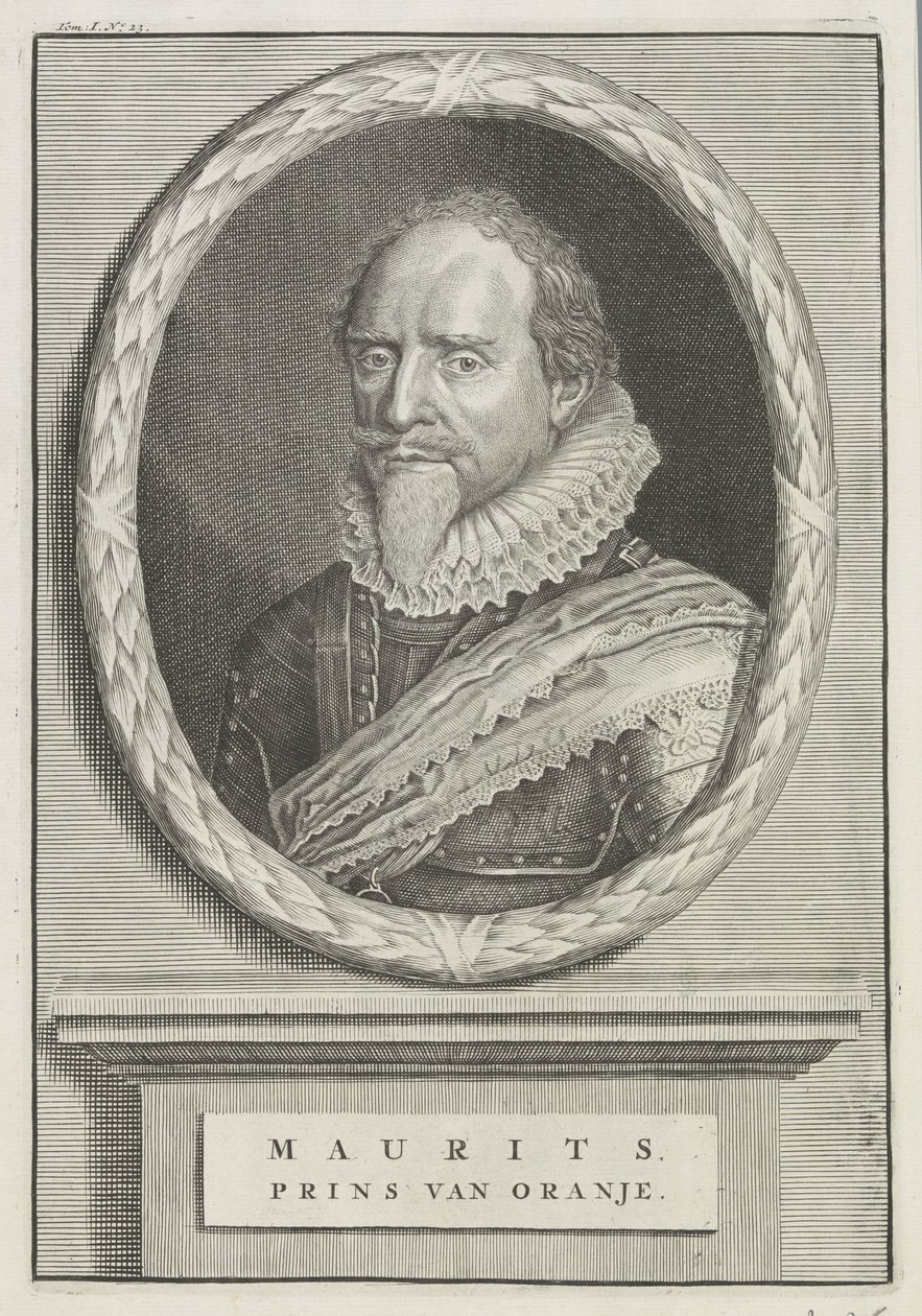 Porträt von Maurits, Prinz von Oranien von Anonymous
