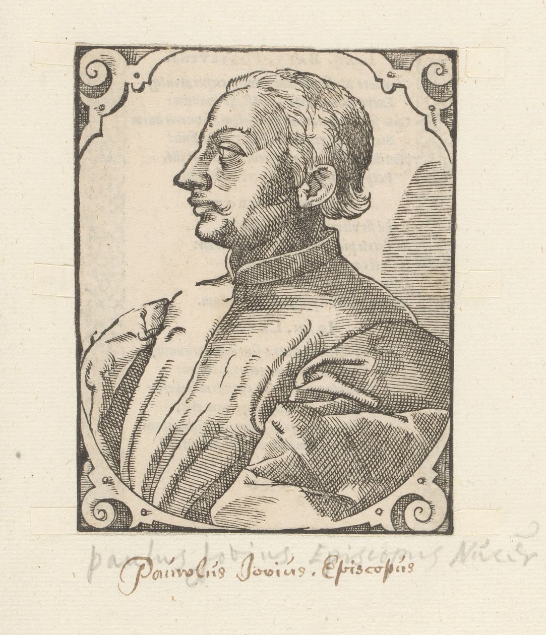 Porträt von Paolo Giovio von Anonymous