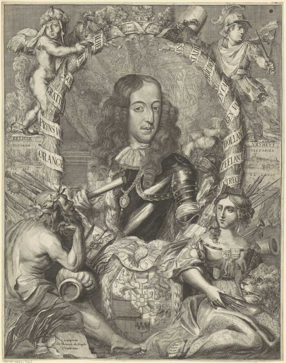 Porträt von Wilhelm III., Prinz von Oranien von Anonymous