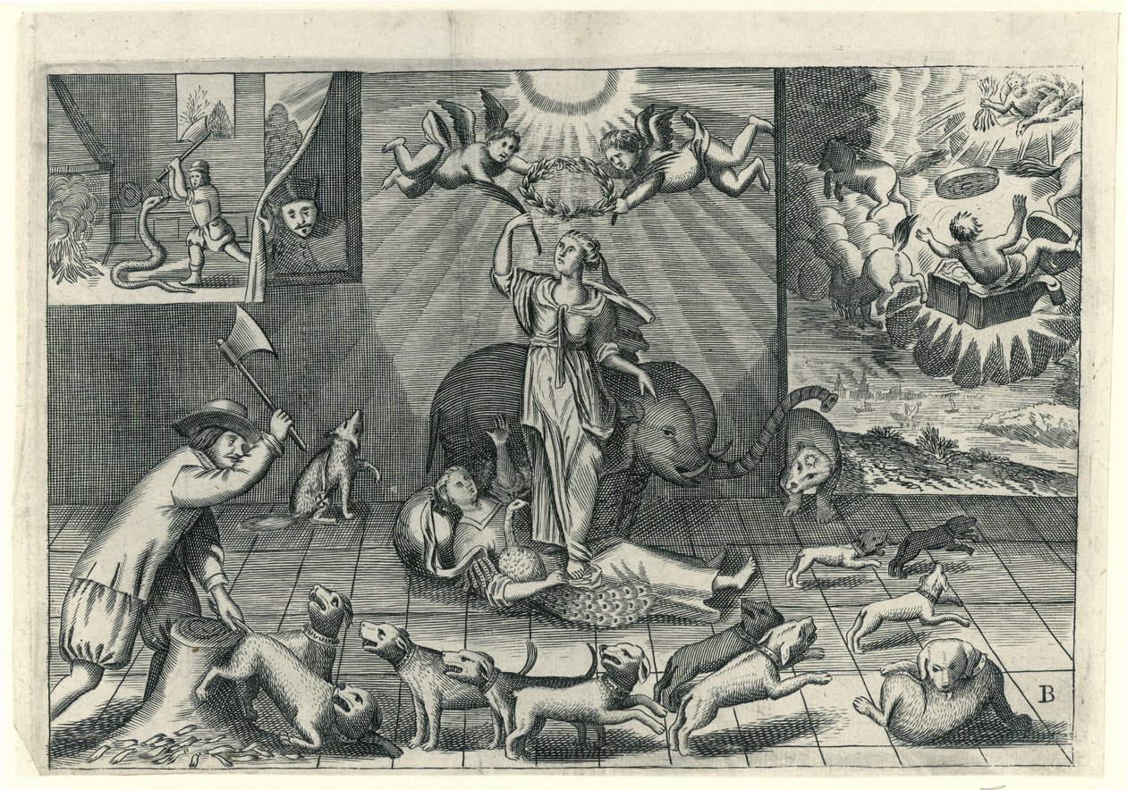 Karikatur auf die Engländer, 1673 von Anonymous
