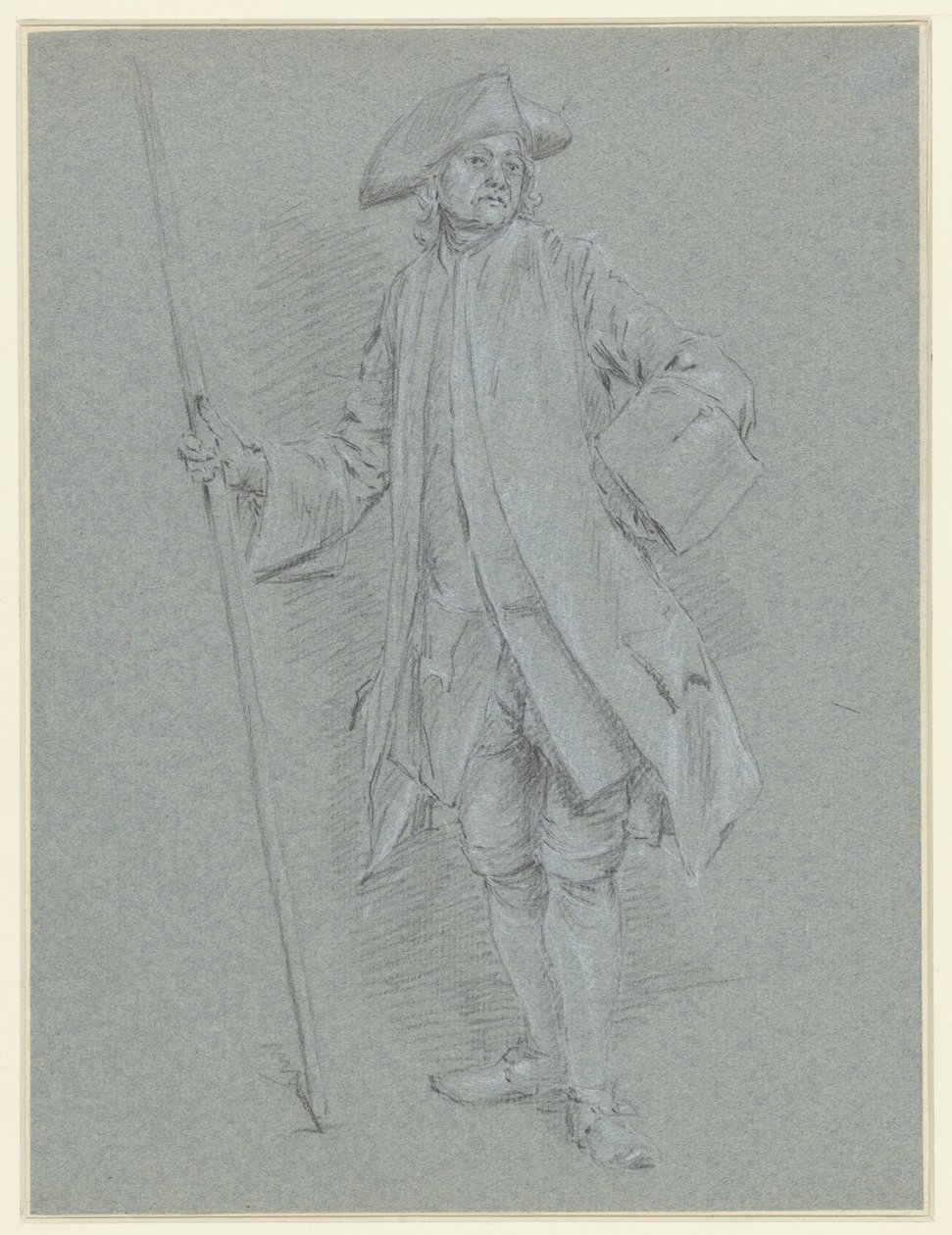 Stehender Mann mit Dreispitz von Anonymous