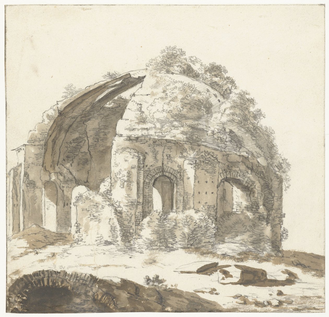 Tempel der Minerva Medica in Rom von Anonymous