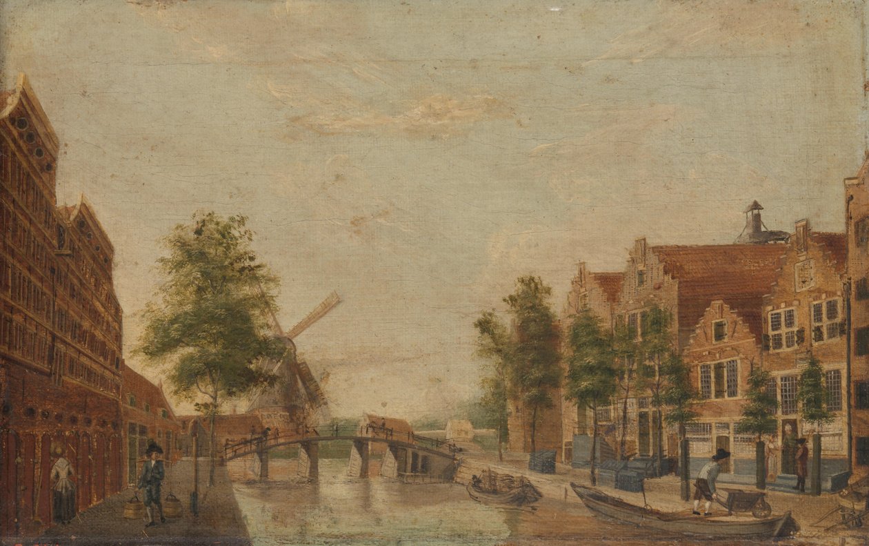 Die Brouwersgracht in Amsterdam von Anonymous