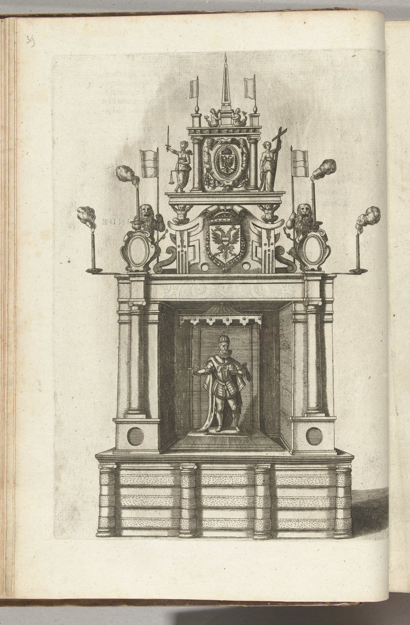 Szene mit Kaiser Ferdinand I, 1594 von Anonymous