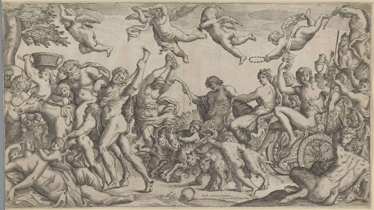 Triumph von Bacchus und Ariadne von Anonymous