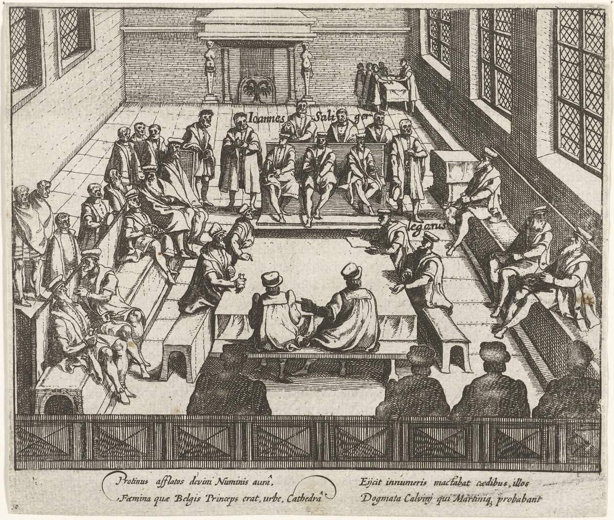 Verbot der protestantischen Predigt in Antwerpen, 1577 von Anonymous