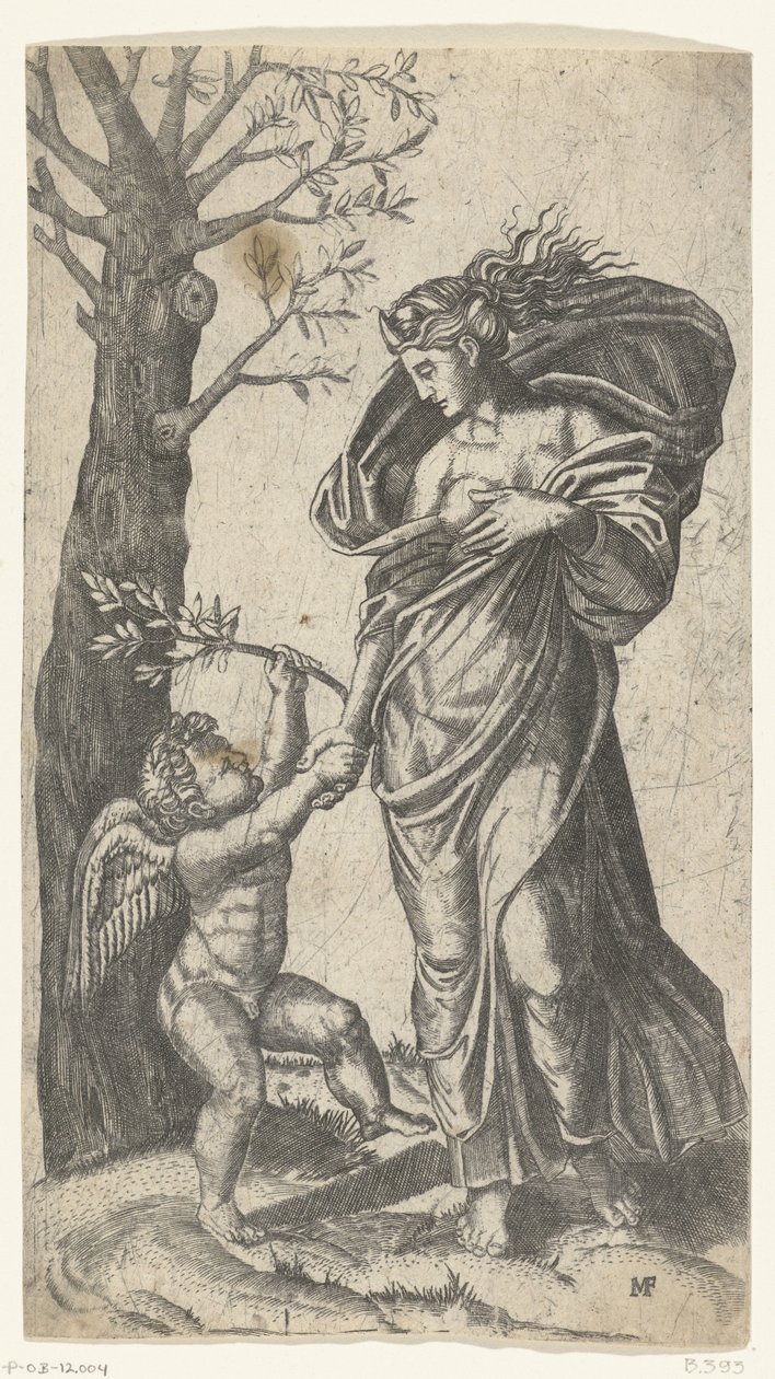 Versöhnung von Minerva und Cupido von Anonymous