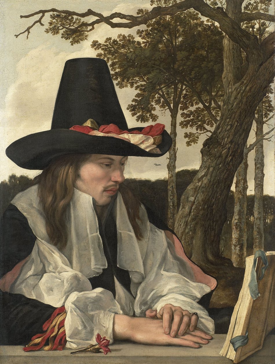 Ein Mann liest, ca. 1660 von Anonymous Anonymous