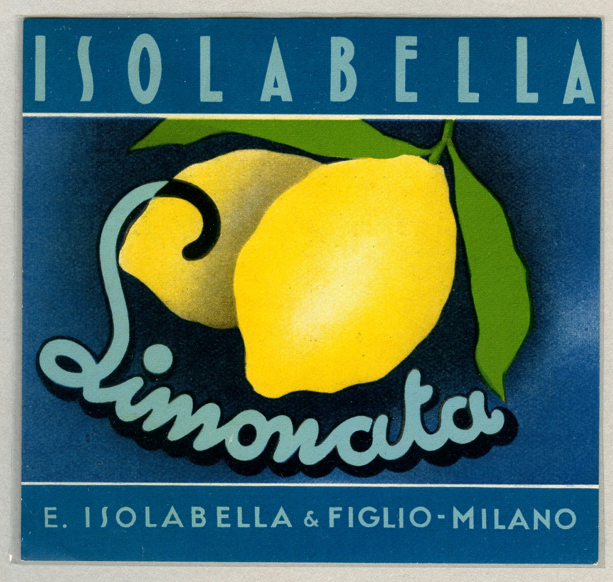 Werbung für italienische Limonade von Anonymous Anonymous