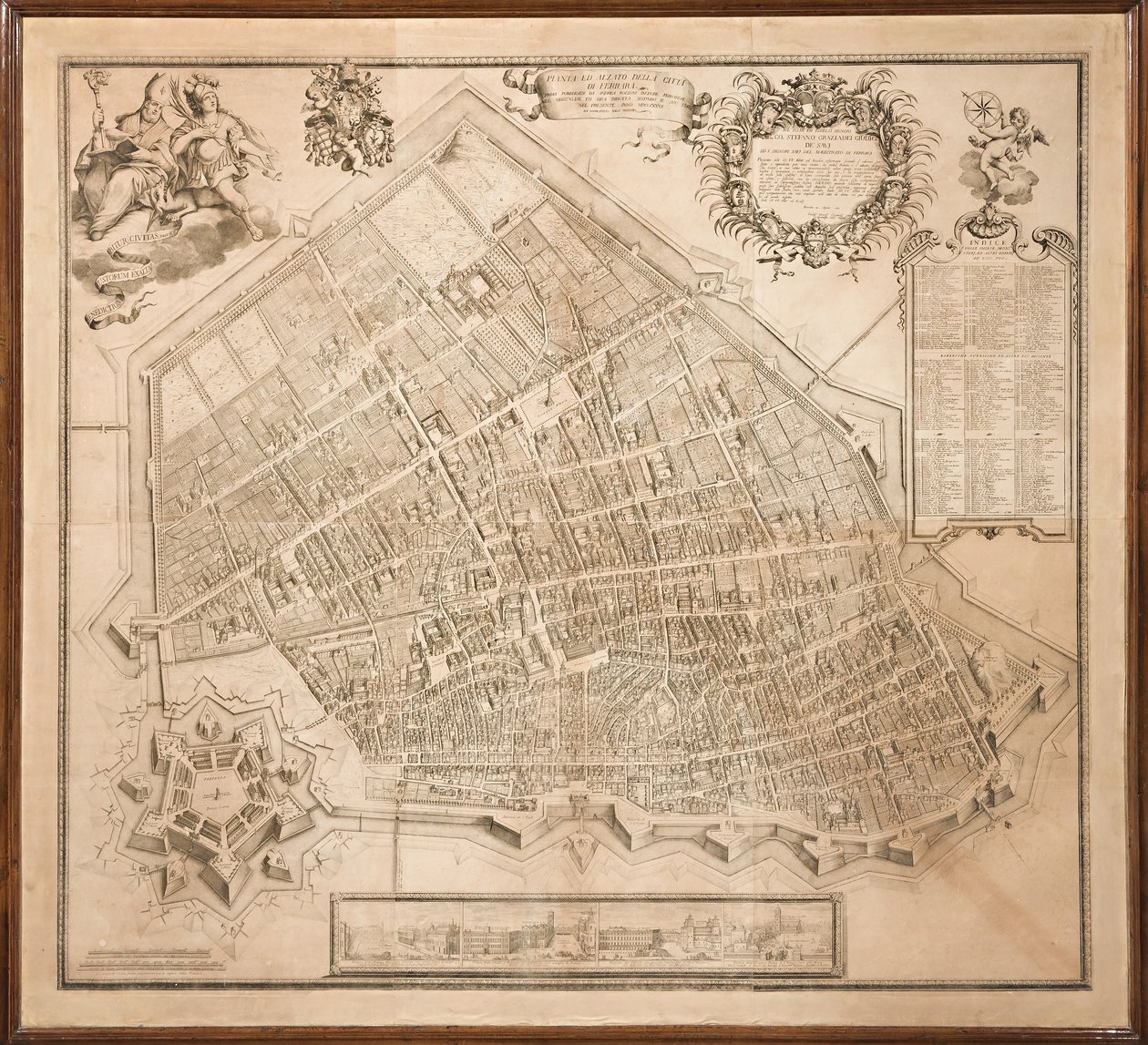 Karte der Stadt Ferrara von Anonymous Anonymous