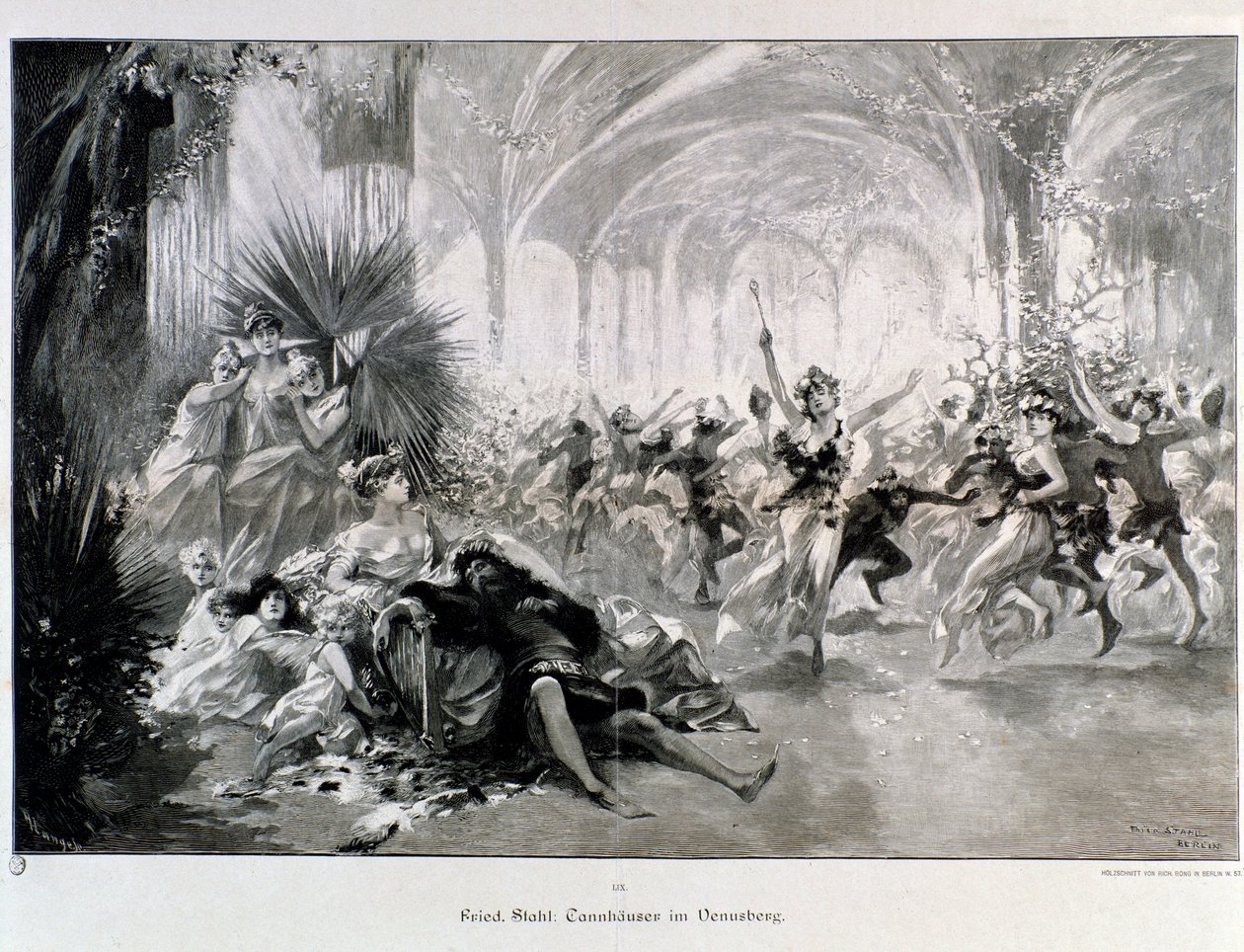 Illustration für Tannhäuser von Wagner von Anonymous Anonymous