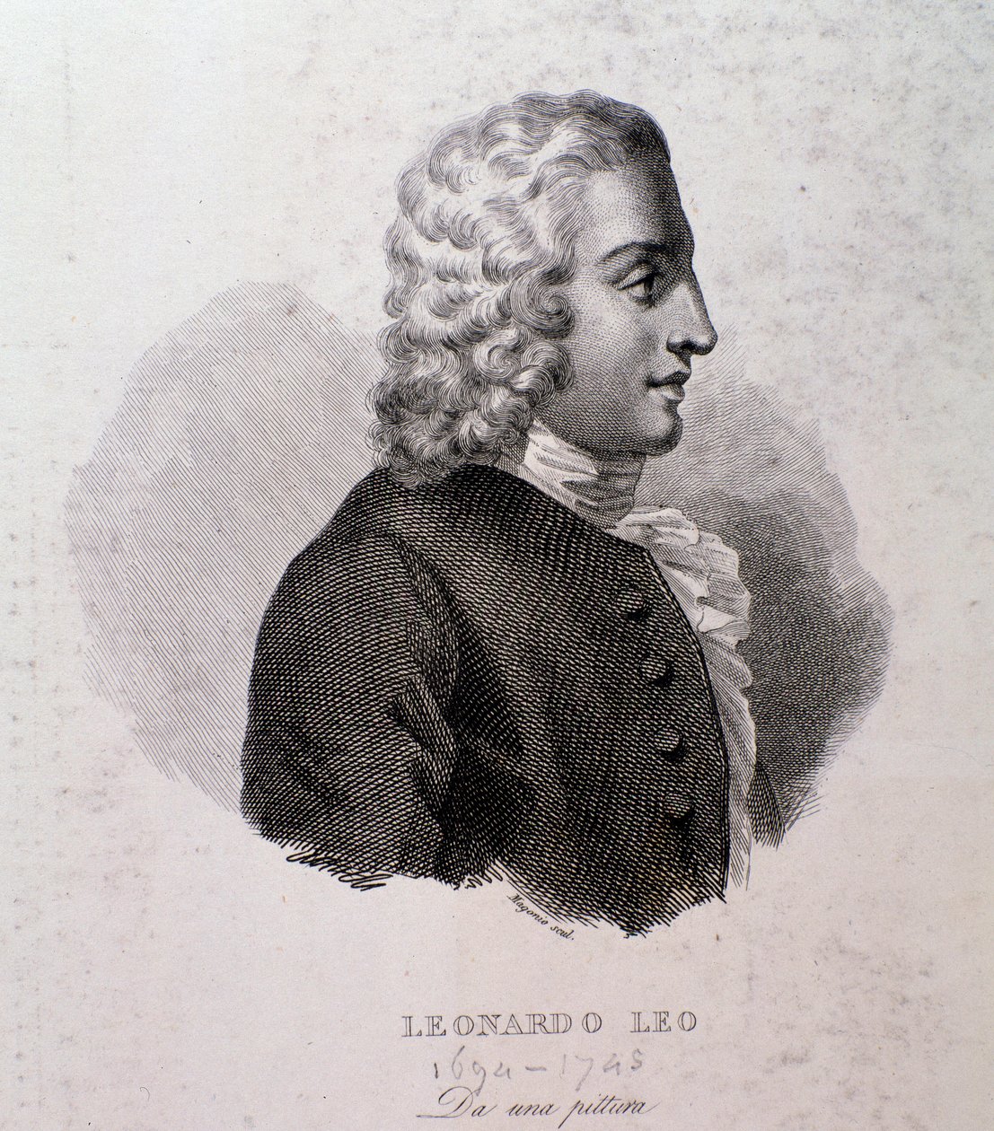 Porträt von Leo Leonardo (Gravur) von Anonymous Anonymous