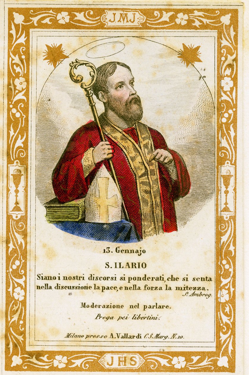 Heiliger Hilarius von Poitiers von Anonymous Anonymous