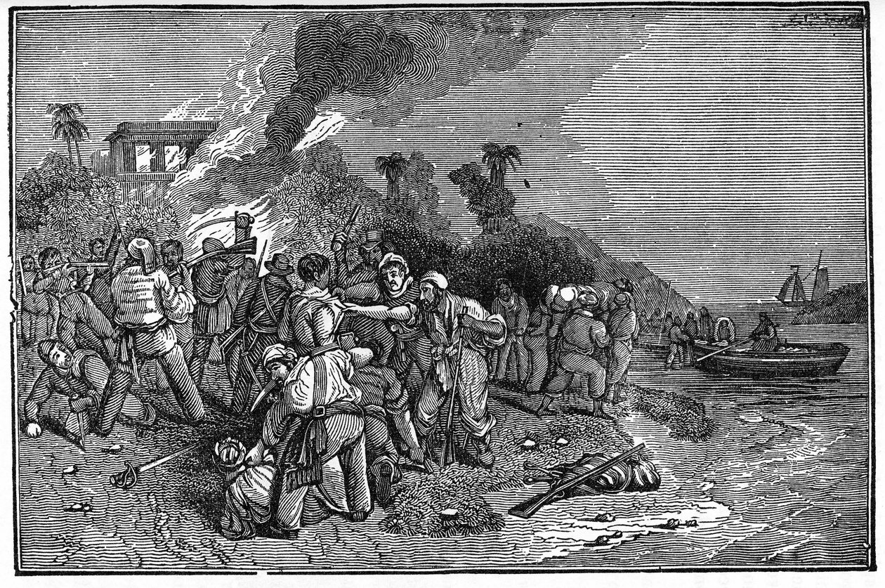 Der Tod von Kapitän Edward Davis von Anonymous Anonymous