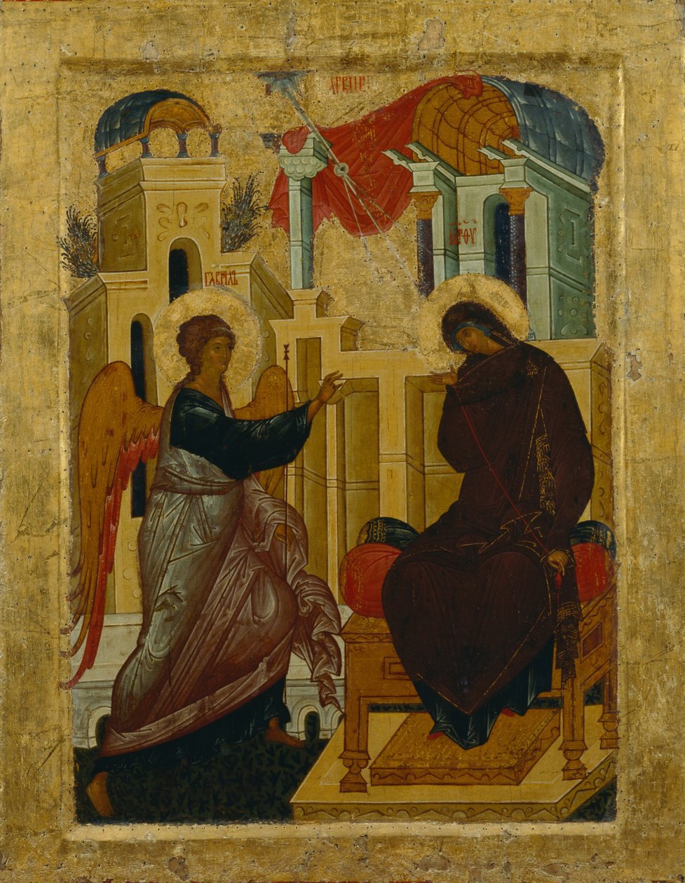 Die Verkündigung, 1497 von Anonymous Russian icon painter