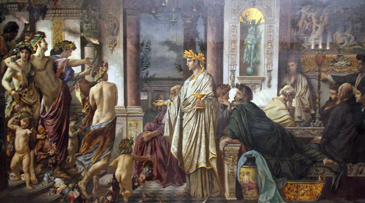 Das Gastmahl (nach Plato) von Anselm Feuerbach