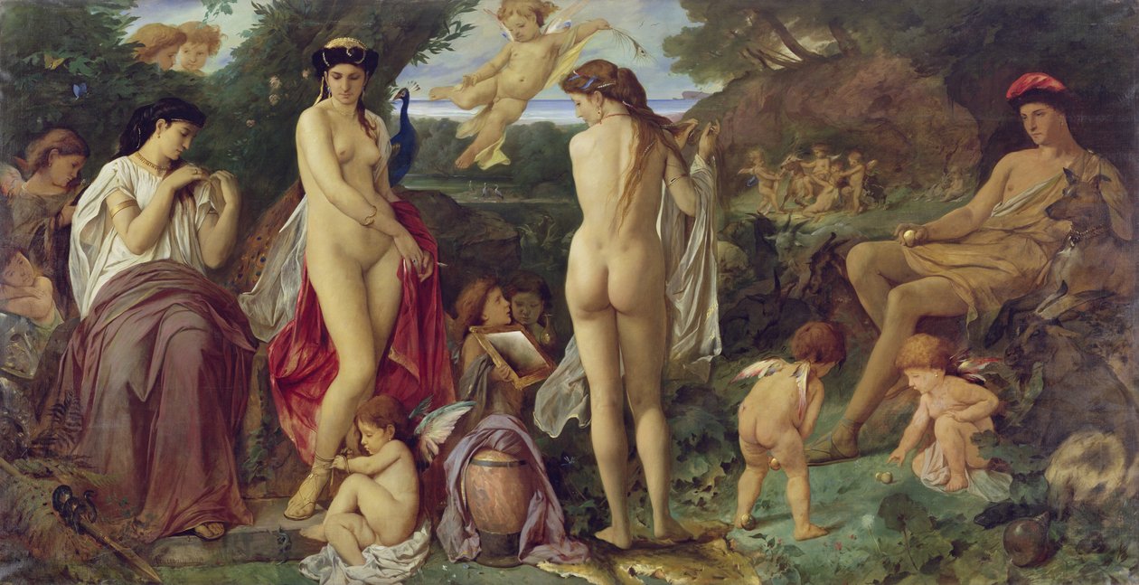 Das Urteil des Paris, 1870 von Anselm Feuerbach