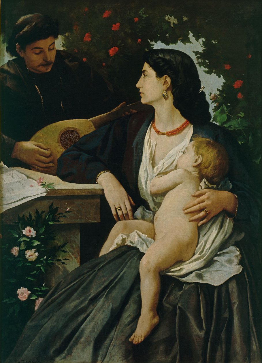 Mandolinenspieler von Anselm Feuerbach